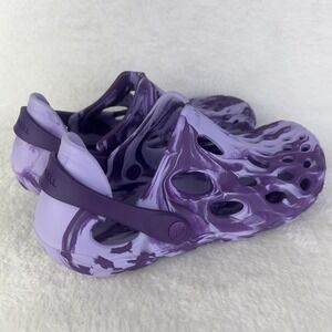 Merrell Shoes Mens 8 Purple Hydro Moc Clog Sandals Tie Dye Slip On